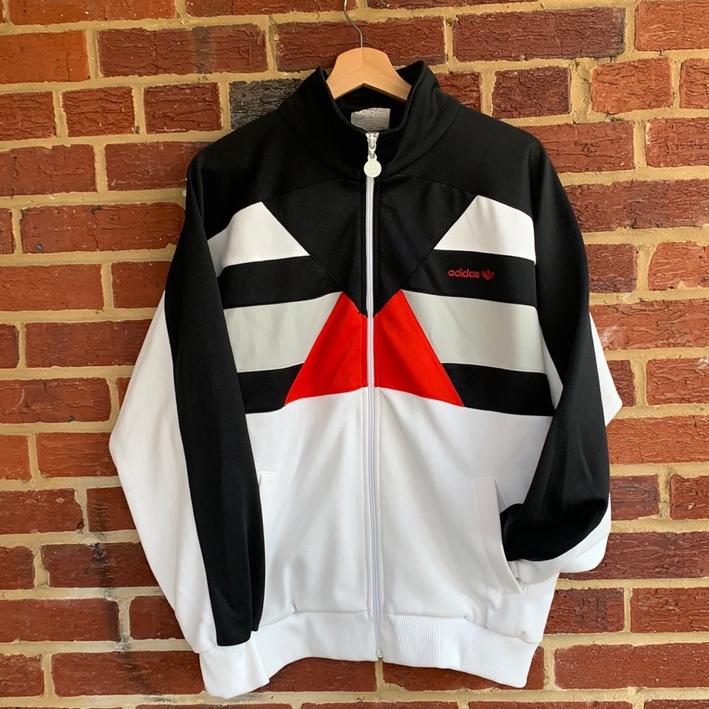 1980s white tag Aidas men’s track top